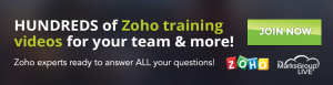 Zoho training videos