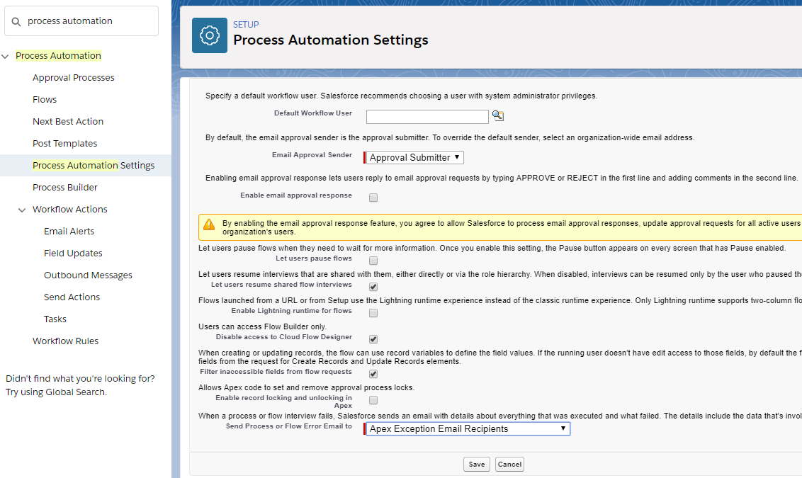 Email Distribution Error Messages