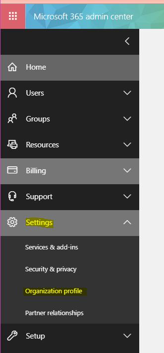 Office 365 Add Custom Help Desk Information To Office 365 The