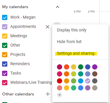 how to add google calendar to outlook 360