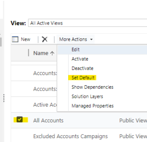 Dynamics 365: Set Default View - The Marks Group | Small Business ...
