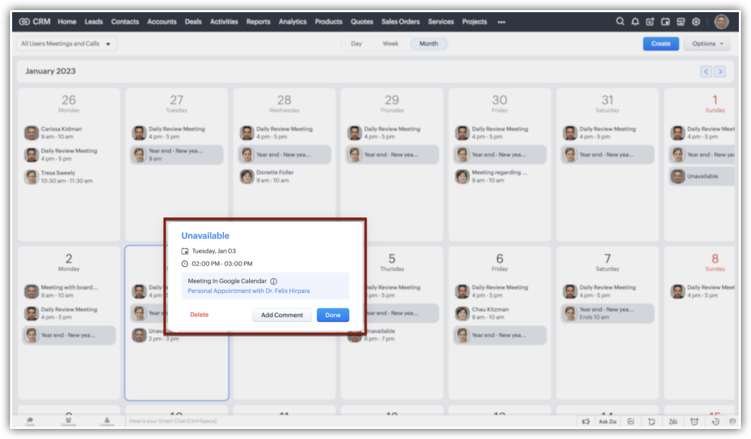 Zoho Calendar Sync With Google Calendar 