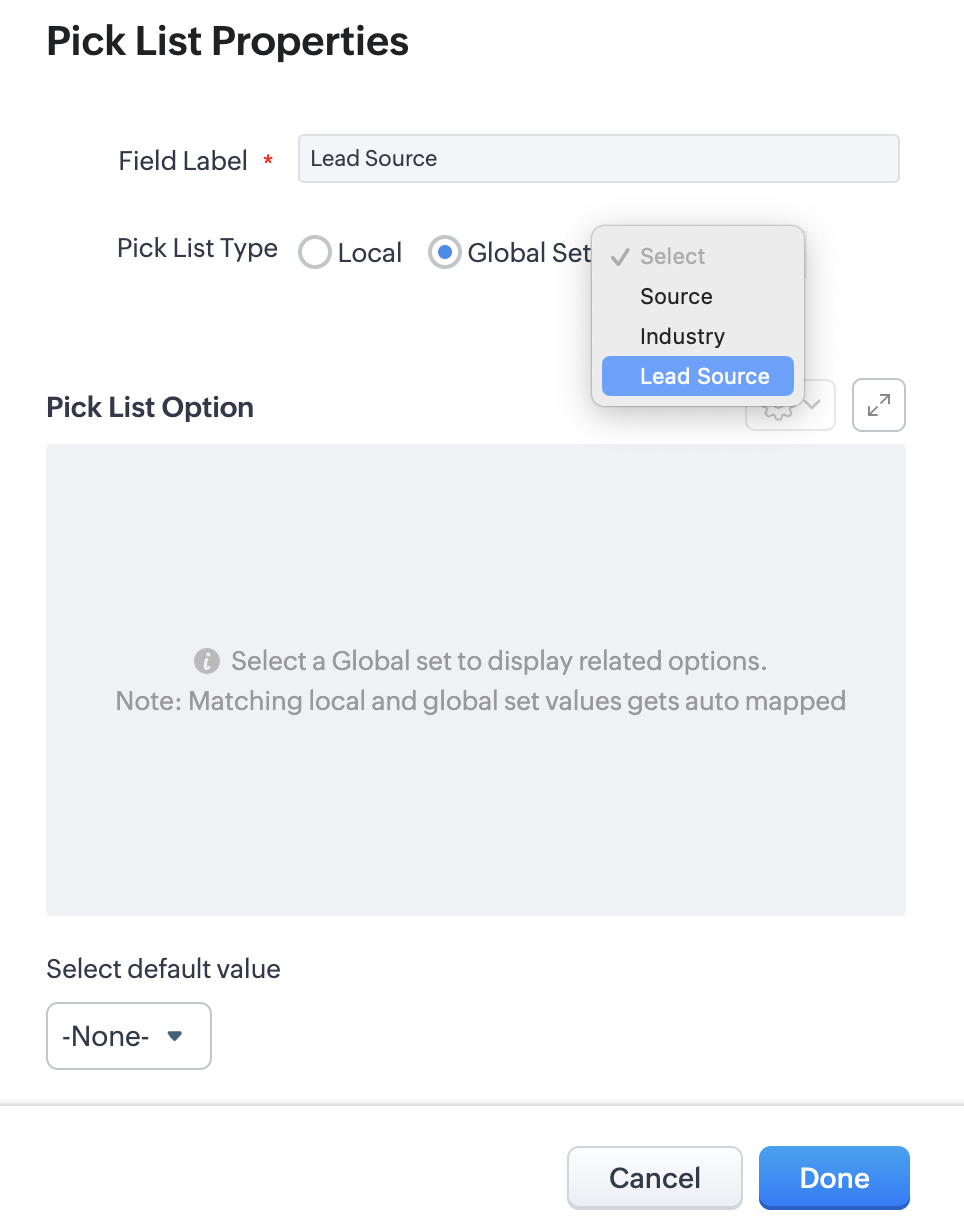 New! Global Sets In Zoho CRM - The Marks Group | Small Business ...